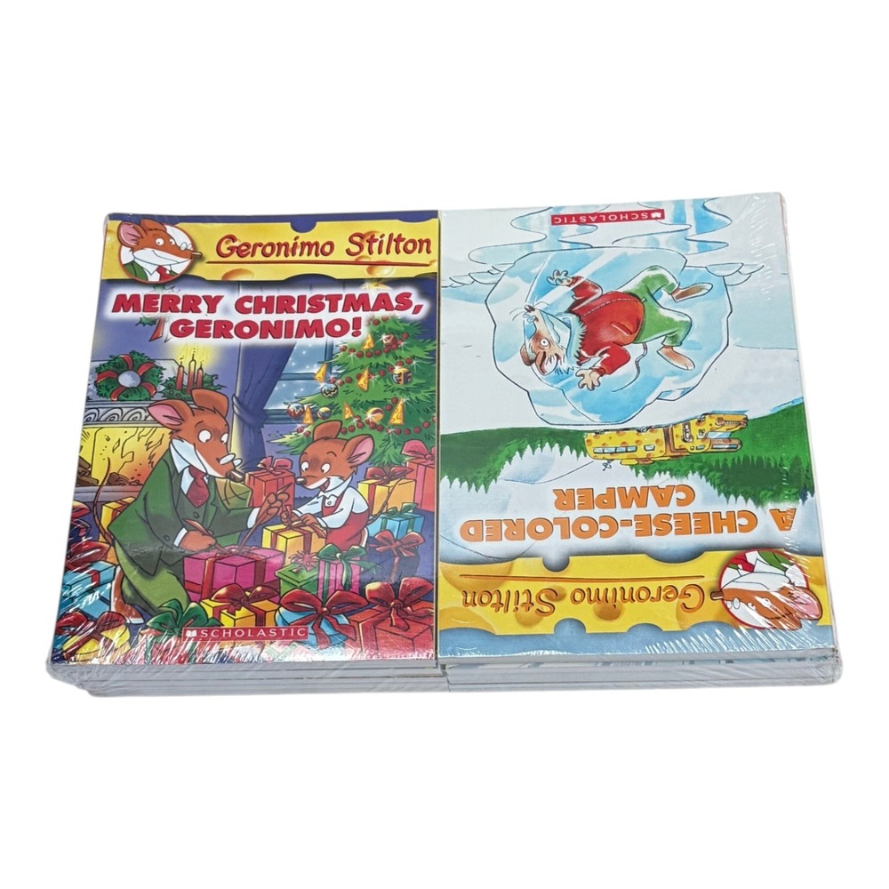 Scholastic Geronimo Stilton PB Books Set 8 Chapter Book Set incl Christmas New